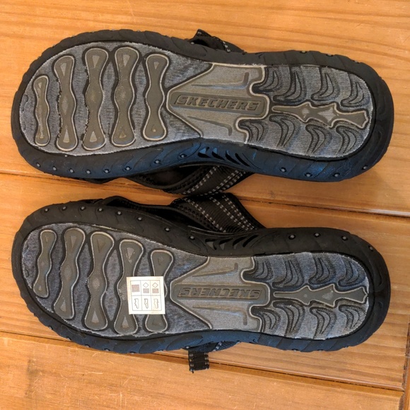 Skechers Black Outdoor Lifestyle Reggae-Perfect Planning Sport Sandals, Size 8 - Picture 7 of 8